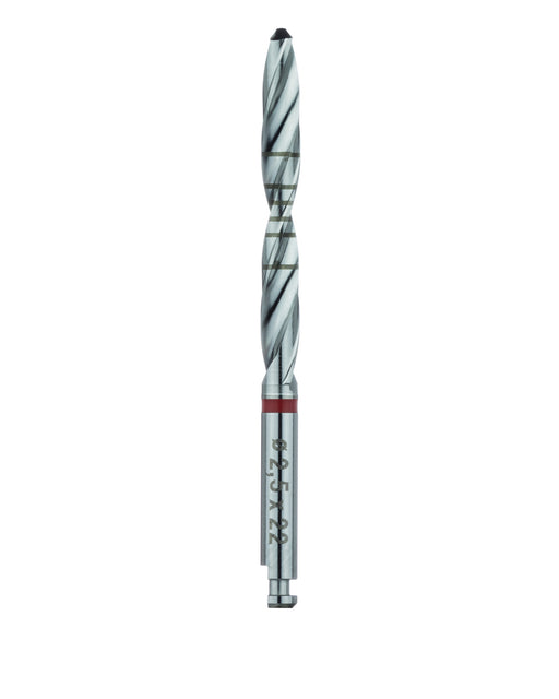 Surgery, Implant Bur with Depth Markings, 2.5mm Ø, 23mm Length, RAXL - HN017 - Avtec Dental
