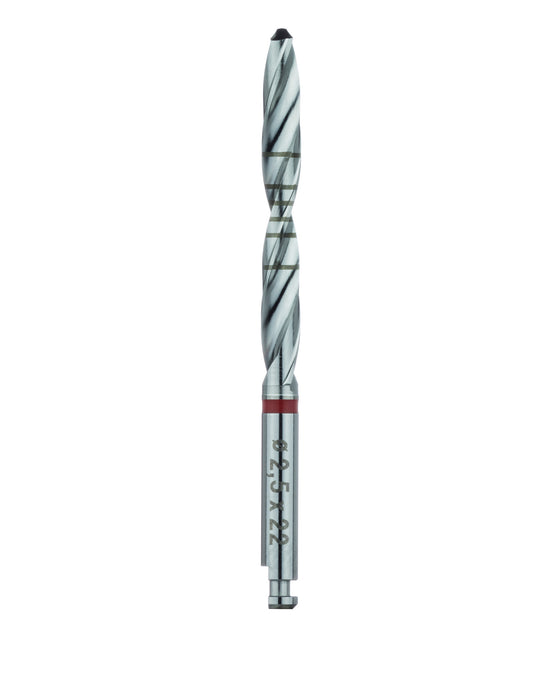 Surgery, Implant Bur with Depth Markings, 2.5mm Ø, 23mm Length, RAXL - HN017 - Avtec Dental
