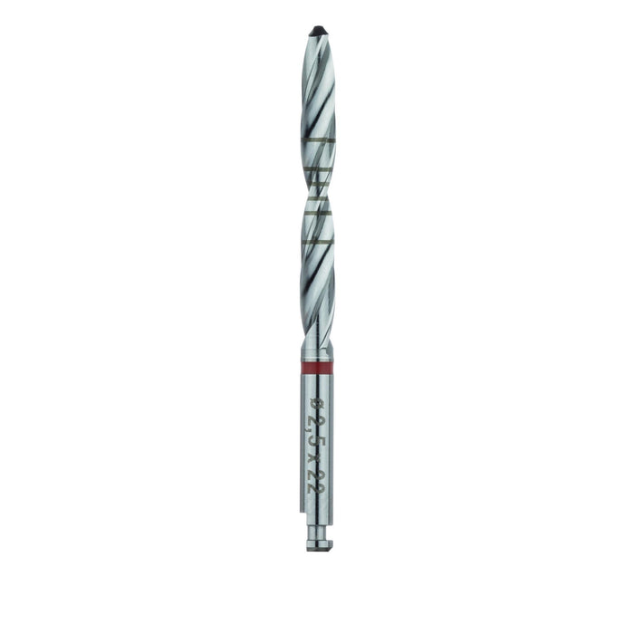 Surgery, Implant Bur with Depth Markings, 2.5mm Ø, 23mm Length, RAXL - HN017 - Avtec Dental