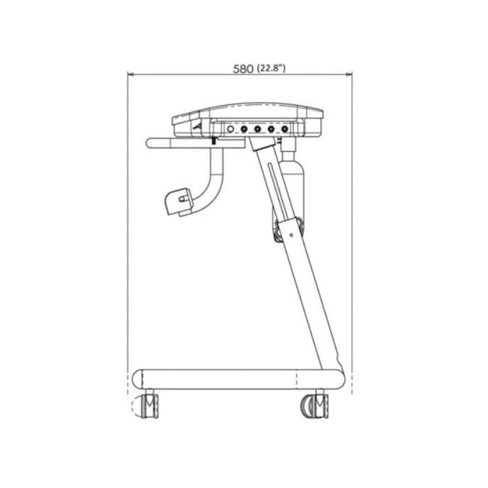 Portable Mobile Cart with Integrated Compressor - Avtec Dental