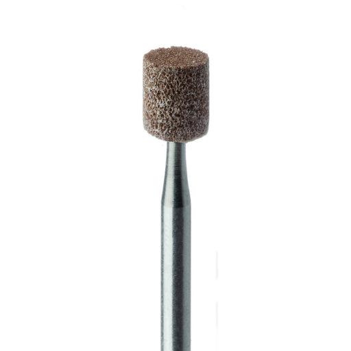 Abrasive, Brown, For Precious Metals, Short Barrel 5.0mm Ø, Medium, HP - KB640-050-HP-BRN - Avtec Dental