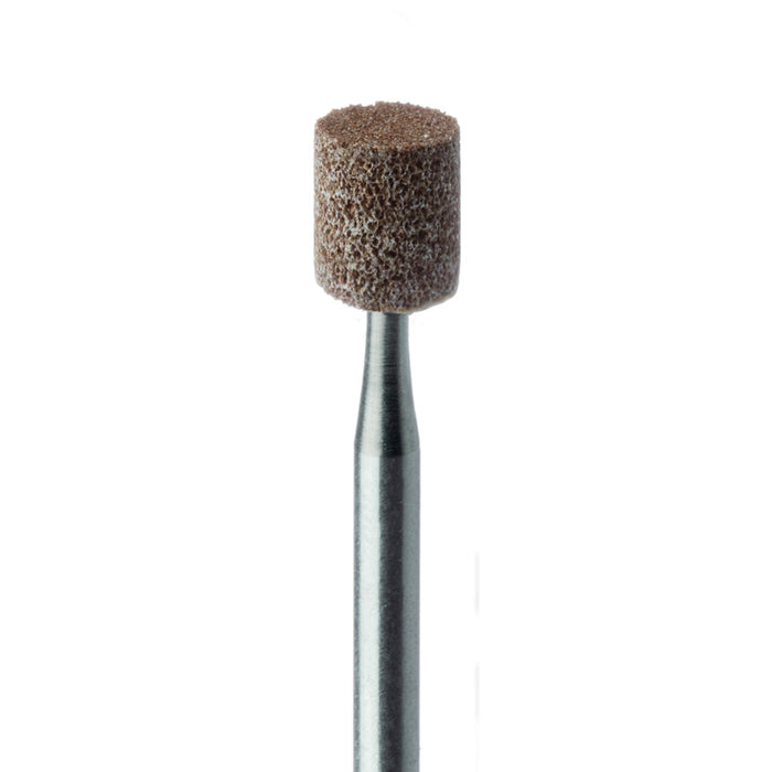 Abrasive, Brown, For Precious Metals, Short Barrel 5.0mm Ø, Medium, HP - KB640-050-HP-BRN - Avtec Dental