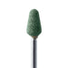 Abrasive, Green, Tapered Wide Round End, 6mm Ø, Soft Bonding, Fine, HP - KB671-060-HP-GRN - Avtec Dental