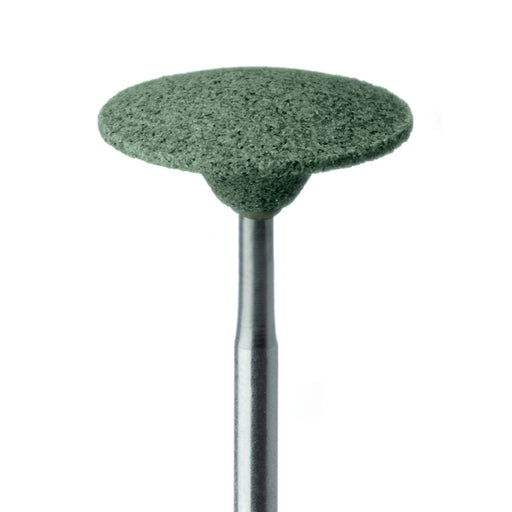 Abrasive, Green, Saucer, 16mm Ø, Soft Bonding, Fine, HP - KB722-160-HP-GRN - Avtec Dental