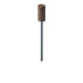 Abrasive, Brown, Long Cylinder, 6.5mm Ø, Soft Bonding, Fine, HP - KB731-065-HP-BRN - Avtec Dental