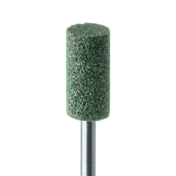 Abrasive, Green, Long Cylinder, 6.5mm Ø, Soft Bonding, Fine, HP - KB731-065-HP-GRN - Avtec Dental