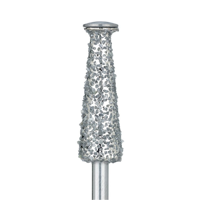 Alveoplasty Diamond Bur, Conical With Cap, 5.0mm Ø, HP - KD01G-050-HP - Avtec Dental