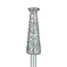 Alveoplasty Diamond Bur, Conical With Cap, 5.0mm Ø, HP - KD01G-050-HP - Avtec Dental