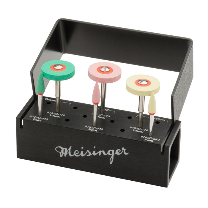 Luster Chairside System for Porcelain Adjustment & Polishing Kit - LUS35 - Avtec Dental