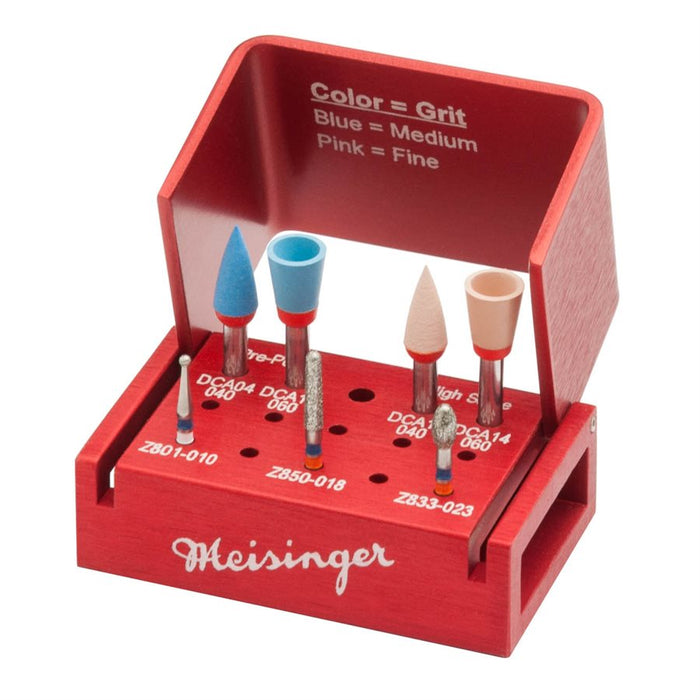 Luster Zirconia Adjusting & Polishing Kit, Intraoral - LUS91 - Avtec Dental