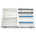 14 Piece Instrument Cassette with Adjustable Divider, Lattice - Avtec Dental
