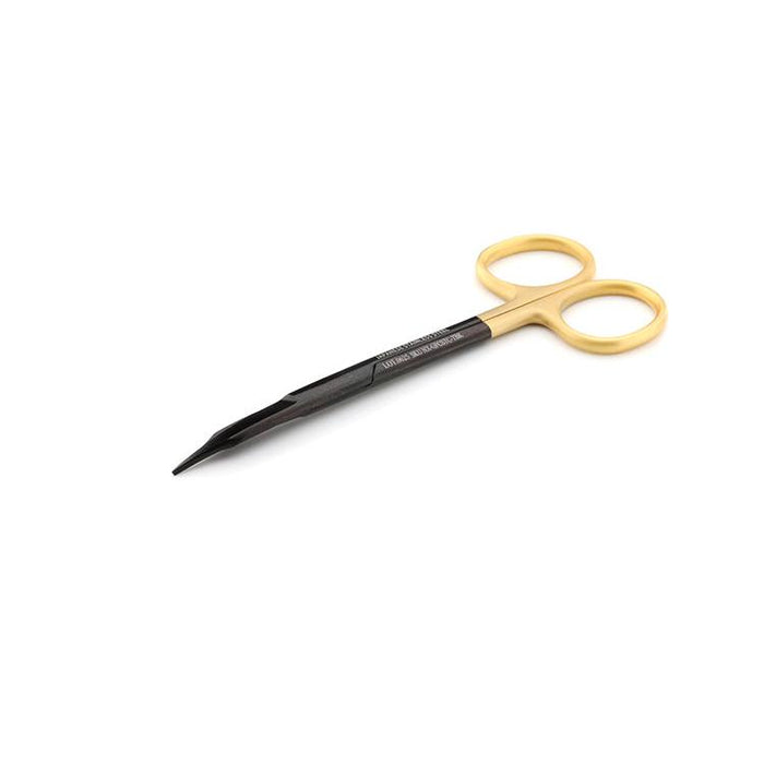 Goldman Fox Scissors, TC, Curved, Serrated, Black Ion Edge® Surface- Nexxgen Biomedical®