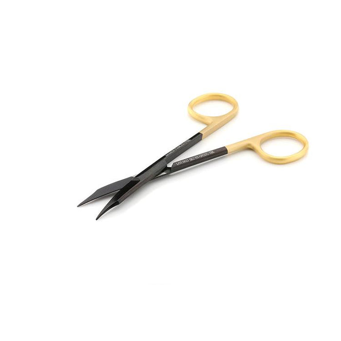 Goldman Fox Scissors, TC, Curved, Serrated, Black Ion Edge® Surface- Nexxgen Biomedical®
