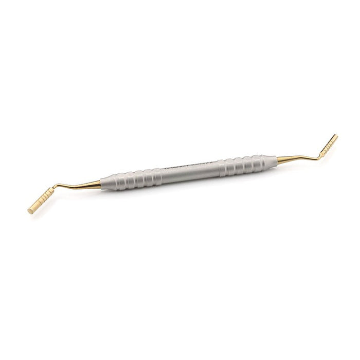 3.4/4.0mm Smooth, Long, Graft Packer, Gold Titanium, Tru-Grip® Handle - Nexxgen Biomedical® - Avtec Dental