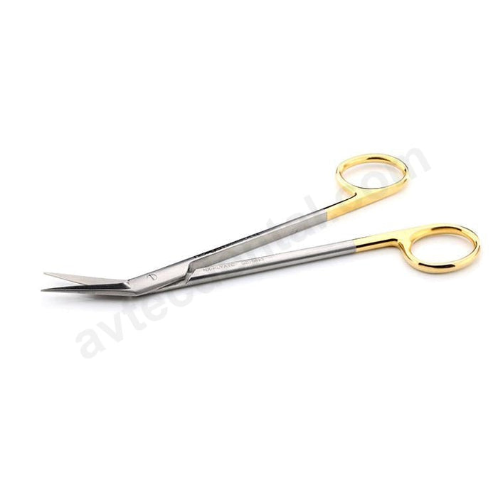 Kelly Scissors, Angled, TC, 160mm - Avtec Dental