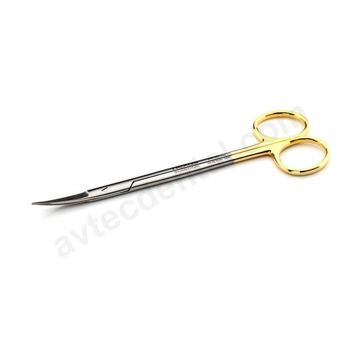 Kelly Scissors, Curved, TC, 160mm - Avtec Dental
