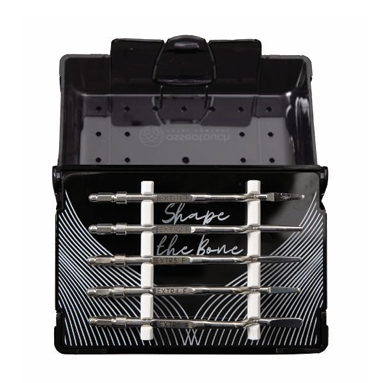 Radel Box for 12 Instruments for Magnetic Mallet - Avtec Dental