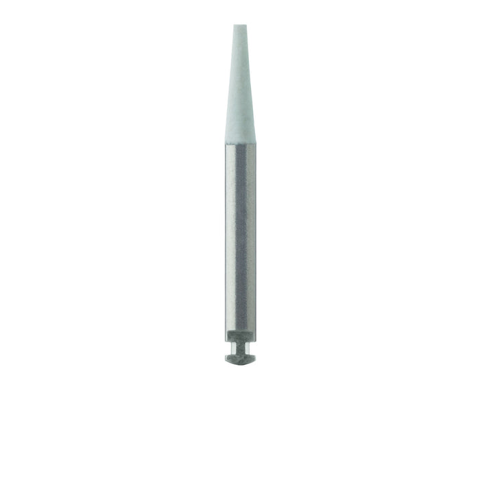 Polisher, Prophy-Clean, White, Tapered Flat End, 2.3mm Ø, Medium Grain, RA - PCL01-023-RA - Avtec Dental