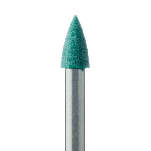 Polisher, Prophy-Clean, Green, Point, 3mm Ø, Coarse Grain, RA - PCL10-030-RA - Avtec Dental