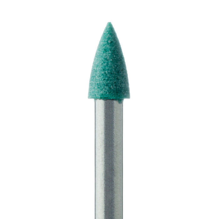 Polisher, Prophy-Clean, Green, Point, 3mm Ø, Coarse Grain, RA - PCL10-030-RA - Avtec Dental