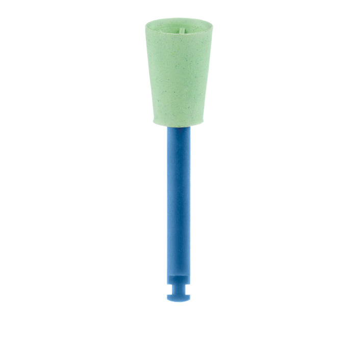Polisher, Prophylaxe Prophy, Green, Cups, 7mm Ø, Polishing (Soft), RA - PSO03-070-RA - Avtec Dental