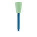 Polisher, Prophylaxe Prophy, Green, Cups, 7mm Ø, Polishing (Soft), RA - PSO03-070-RA - Avtec Dental
