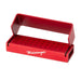 Bur Block, Anodized Aluminum, Red, 3 row, 30 FG, Sterilizable - RD606 - Avtec Dental