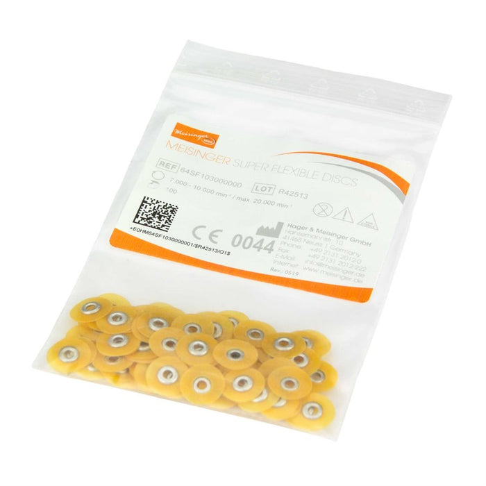 Polisher, Super Flexible Discs, Fine, 100 Pack, 10mm Ø, UNM - SF1030 - Avtec Dental