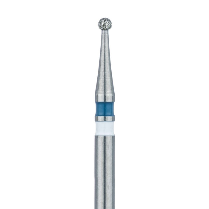 Zirconia Diamond Bur, Round, Medium, 1mm Ø, FG - Z801-010-FG - Avtec Dental