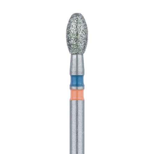 Zirconia Diamond Bur, Egg, Medium, 2.3mm Ø, FG - Z833-023-FG - Avtec Dental