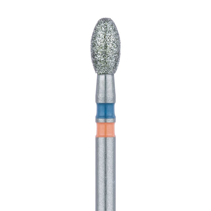 Zirconia Diamond Bur, Egg, Medium, 2.3mm Ø, FG - Z833-023-FG - Avtec Dental