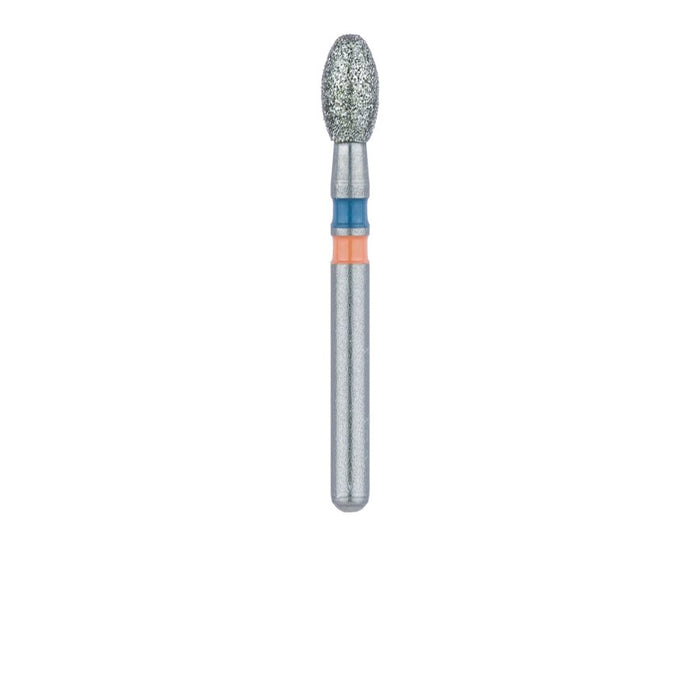 Zirconia Diamond Bur, Egg, Medium, 2.3mm Ø, FG - Z833-023-FG - Avtec Dental