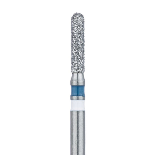 Zirconia Diamond Bur, Round End Cylinder, Medium, 1.4mm Ø, FG - Z838L-014-FG - Avtec Dental