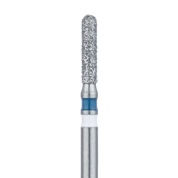 Zirconia Diamond Bur, Round End Cylinder, Medium, 1.4mm Ø, FG - Z838L-014-FG - Avtec Dental