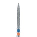 Zirconia Diamond Bur, Long Flame, Medium, 1.2mm Ø, FG - Z863-012-FG - Avtec Dental
