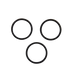 W&H Motor Compatible O-Rings (Set of 3) - Avtec Dental