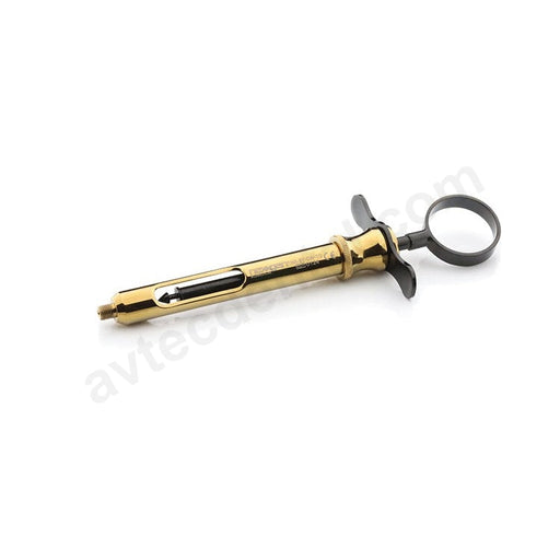 Modified CW Style Syringe, Gold & Black Titanium - Nexxgen® Biomedical - Avtec Dental