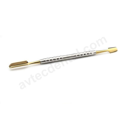 Dr. Choukroun Double Ended Spoon, Gold Titanium - Avtec Dental