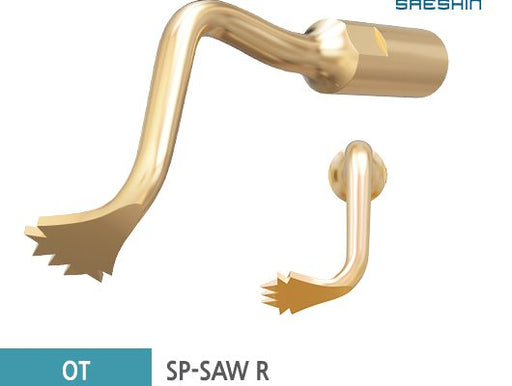 Saeshin Traus Angled micro-saw right for bone block grafting SP-SAW R - Avtec Dental