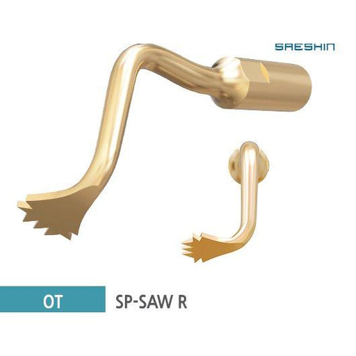 Saeshin Traus Angled micro-saw right for bone block grafting SP-SAW R - Avtec Dental