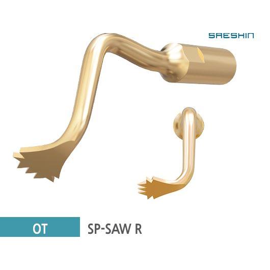 Saeshin Traus Angled micro-saw right for bone block grafting SP-SAW R - Avtec Dental