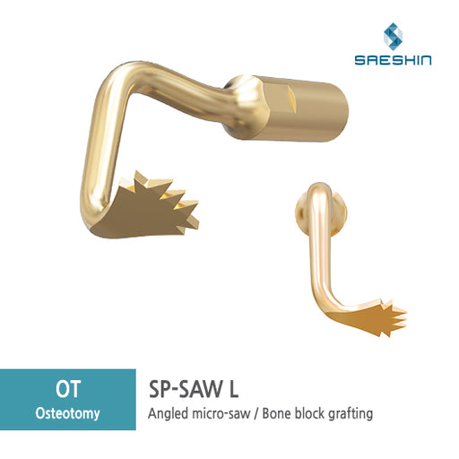 Saeshin Traus Angled micro-saw for bone block grafting SP-SAW L - Avtec Dental