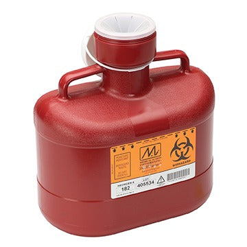 Under Counter Sharps Container, 6.2 qt. - DCI 6820 - Avtec Dental