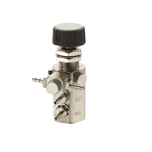 Water Relay Combo Valve with Black Knob and Double Barb Swivel - DCI 7304 - Avtec Dental