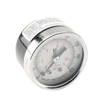 Round Pressure Gauge, 0-60 PSI - DCI 7260 - Avtec Dental