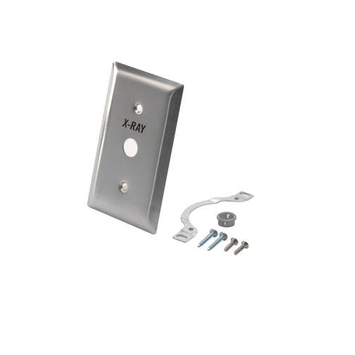 X-Ray Exposure Switch Mounting Plate, Stainless Steel - DCI 8115 - Avtec Dental