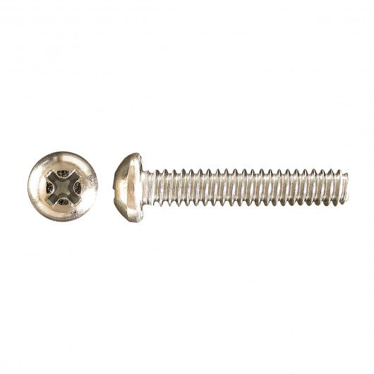 Screw Pan Head Phillips 6-32 x 1/4 Zinc Plated - DCI 6014 - Avtec Dental