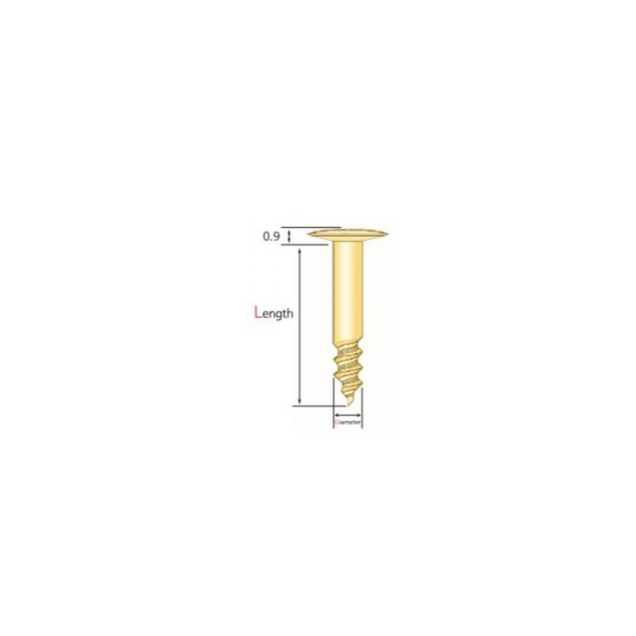 tenting screws dental 7mm