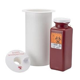 Sharps Container, Counter Mount - DCI 6802 - Avtec Dental