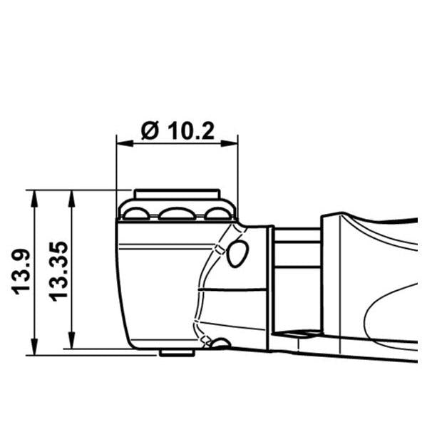 Saeyang Ki-AG20 20:1 Non-Optic Implant Handpiece - Avtec Dental